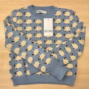 Harry Styles Sheep Sweater, Blue, Perfect Condition